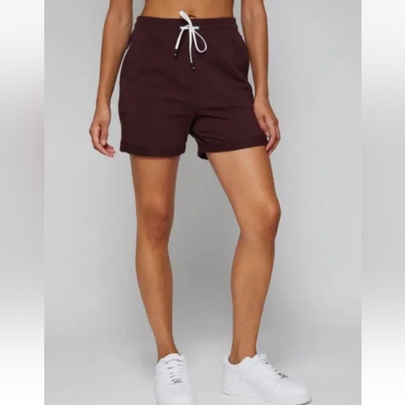 FOURLAPS Women's French Terry Athletic Fit Shorts Rust Size‎ L - Picture 1 of 9
